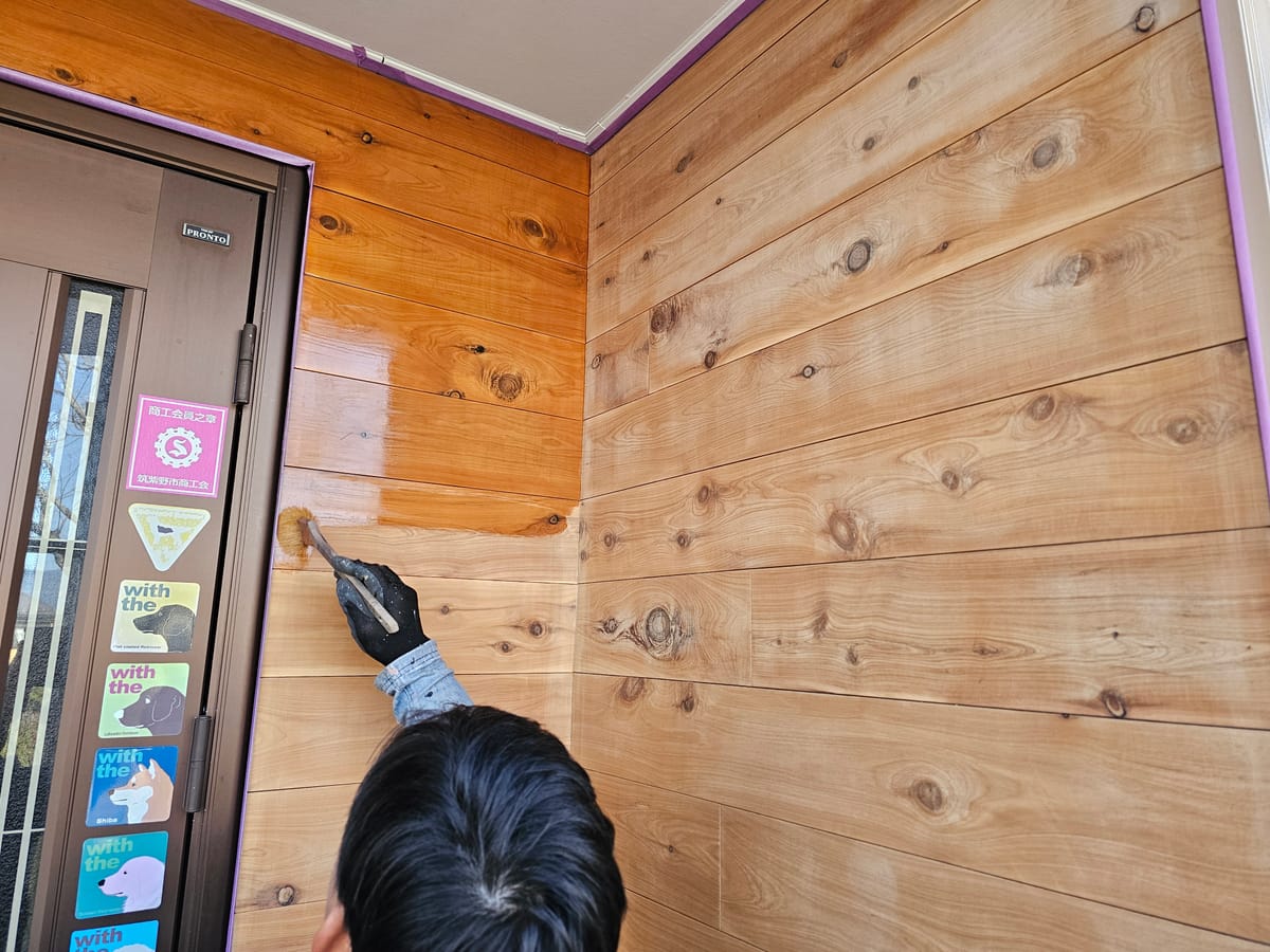 木部塗装 オイルステイン